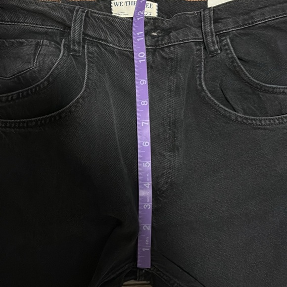 NWT Free People We The Free Final Countdown Cuffed Jeans 27 Black - Picture 9 of 12
